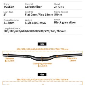 Ghi đông Full Carbon TOSEEK ZF ONE