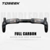 Ghi đông Full Carbon TOSEEK - Màu xám