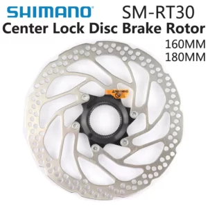 Đĩa phanh xe đạp SHIMANO SM-RT30 160/180mm Center Lock