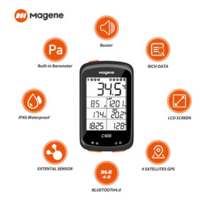 Đồng hồ xe đạp định vị GPS MAGENE C406