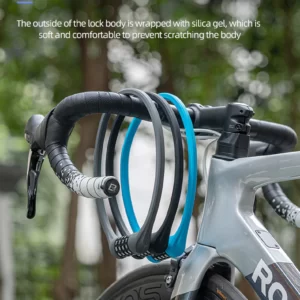 Khóa dây Silicon xe đạp thể thao ROCKBROS - LCXR 0300