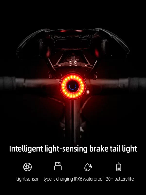 Đèn hậu pin sạc xe đạp ROCKBROS-Q5