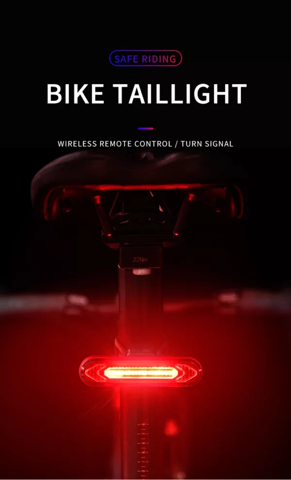 Đèn hậu pin sạc xe đạp ROCES-BK600