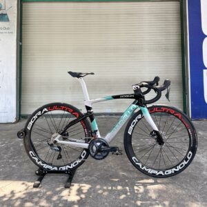 Xe đạp thể thao lắp ráp Pinarello F14 xanh ngọc