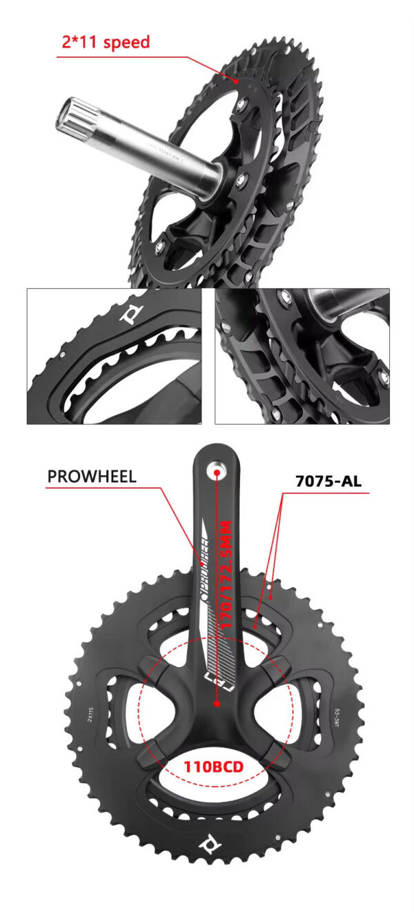 Giò dĩa cốt rỗng xe đạp PROWHEEL RPT