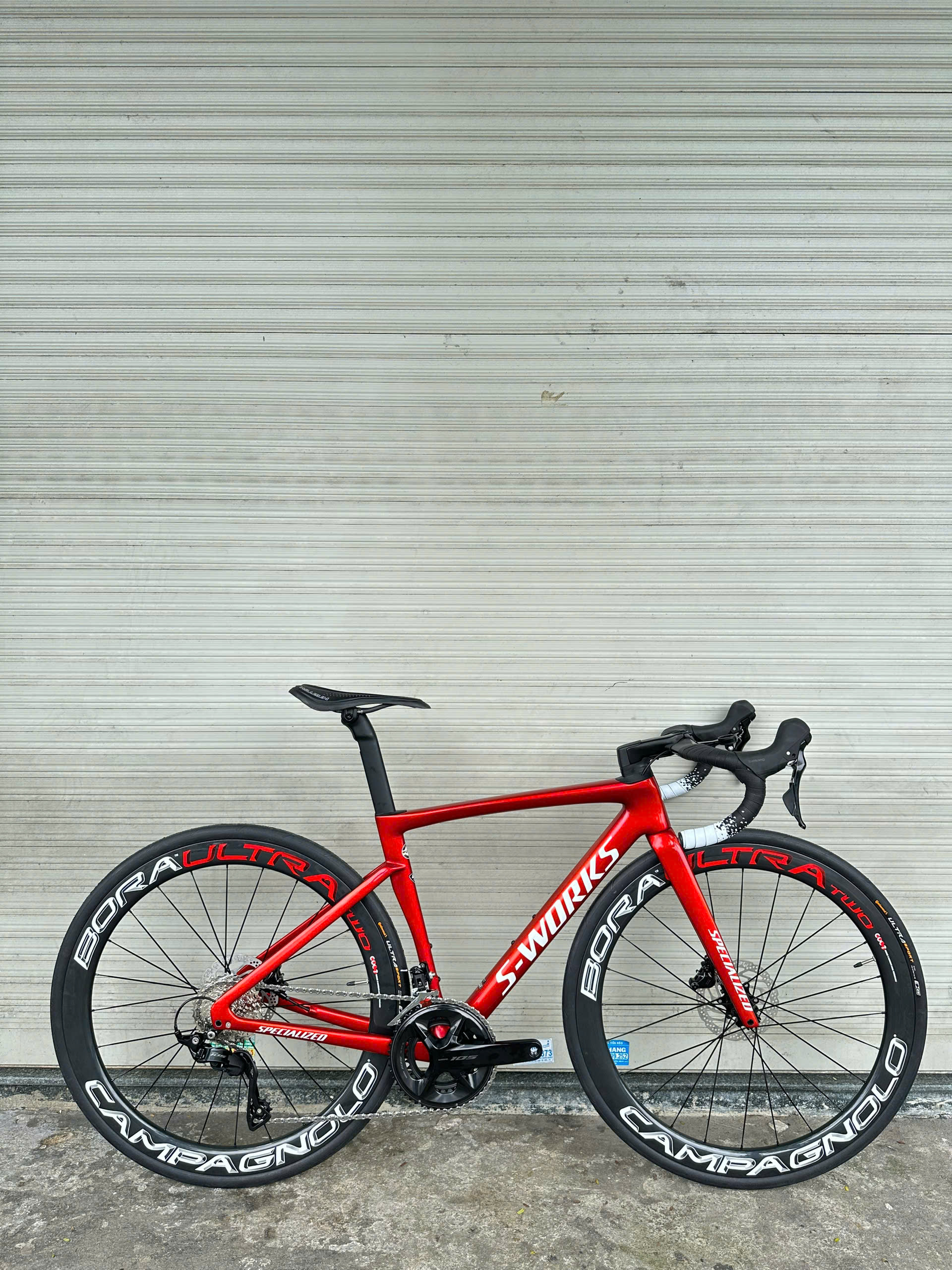 Xe đạp thể thao lắp ráp Sworks SL7 Đỏ Candy