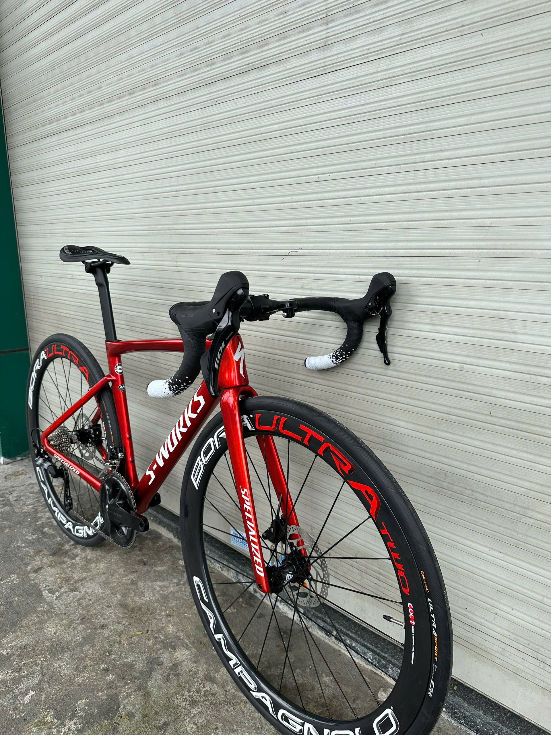 Xe đạp thể thao lắp ráp Sworks SL7 Đỏ Candy